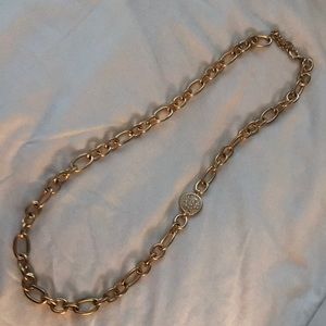 Statement gold chain necklace